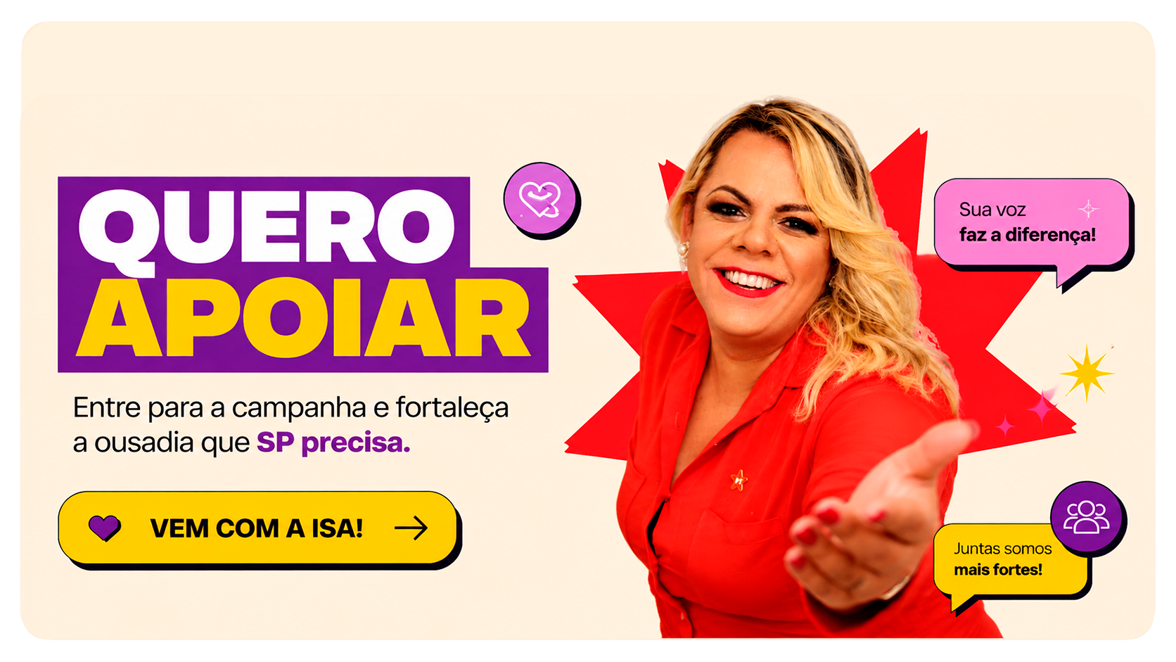 Quero Apoiar - Isabelly Carvalho